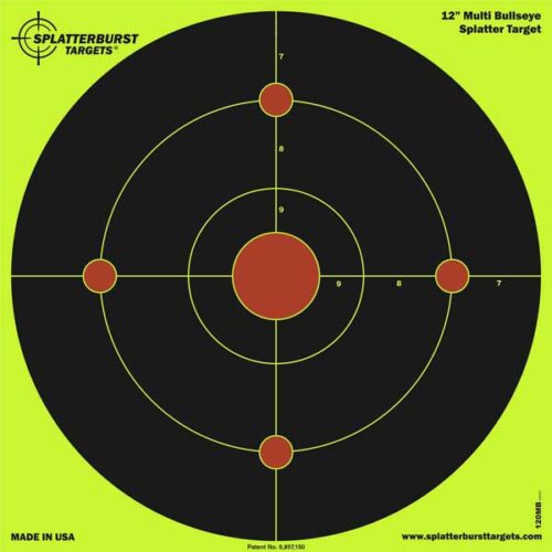 12" Multi Bullseye Splatter Target (Case of 900) - Image 2