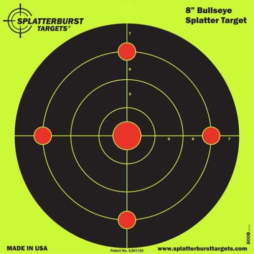 8” Bullseye Splatter Target (Case of 1000) - Image 2