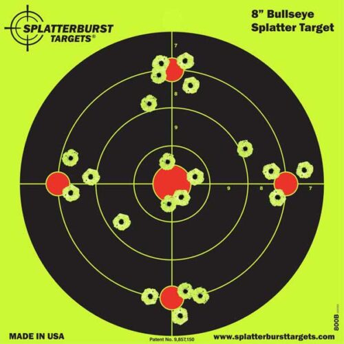 8” Bullseye Splatter Target (Case of 1000)