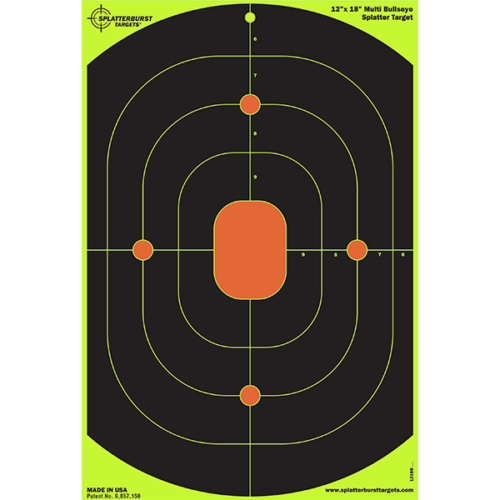 12"x 18" Bullseye Splatter Target (Case of 600) - Image 2