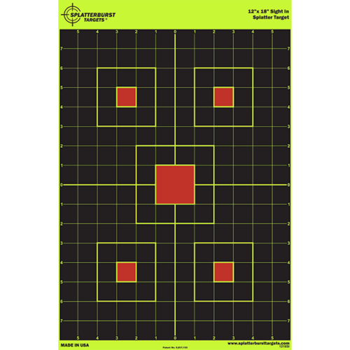 12” x 18” Sight In Splatter Target (Case of 600) - Image 2